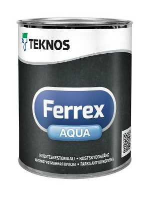 FERREX AQUA антикоррозионная краска (СЕРАЯ)